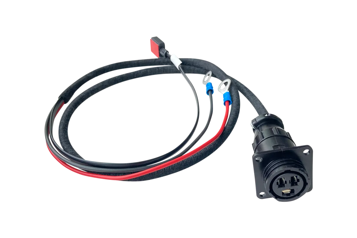 Equipment built-in cable with temperature sensor